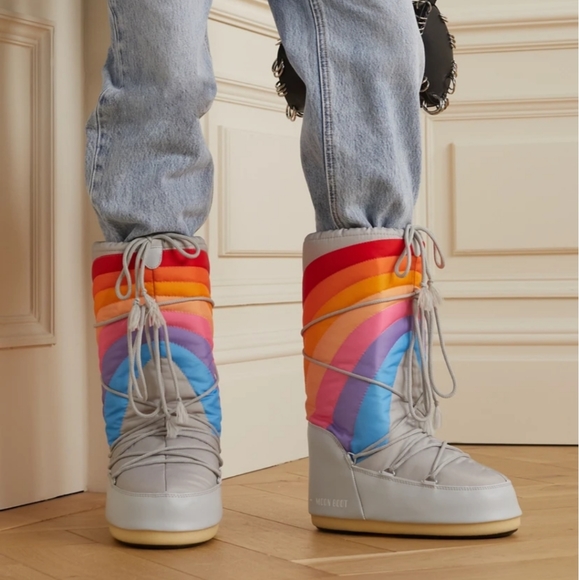 Moon Boot Icon Rainbow Snow Boots - Picture 4 of 16